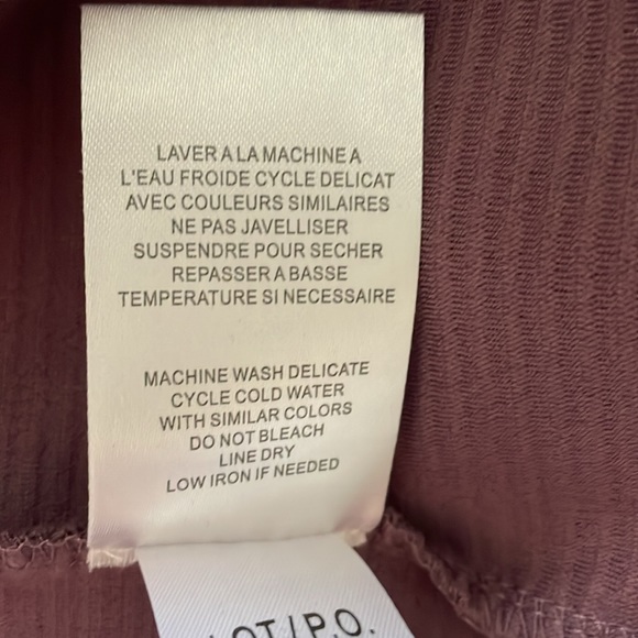 Tribal Jeans funnel neck tunic in lavender - Picture 7 of 7